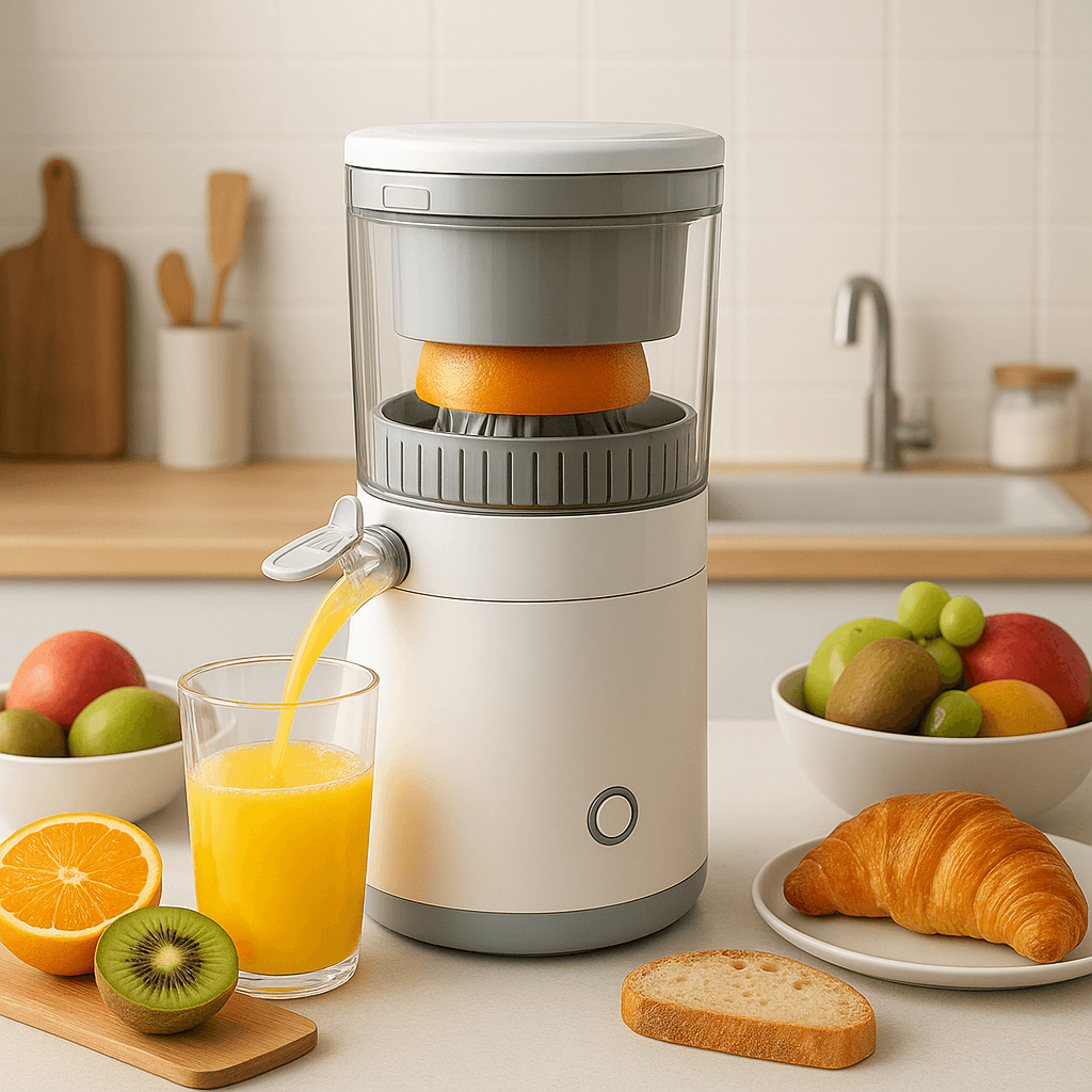 Electric Citrus Juicer – USB Rechargeable, Portable & Compact, Ideal for Fresh Juicing