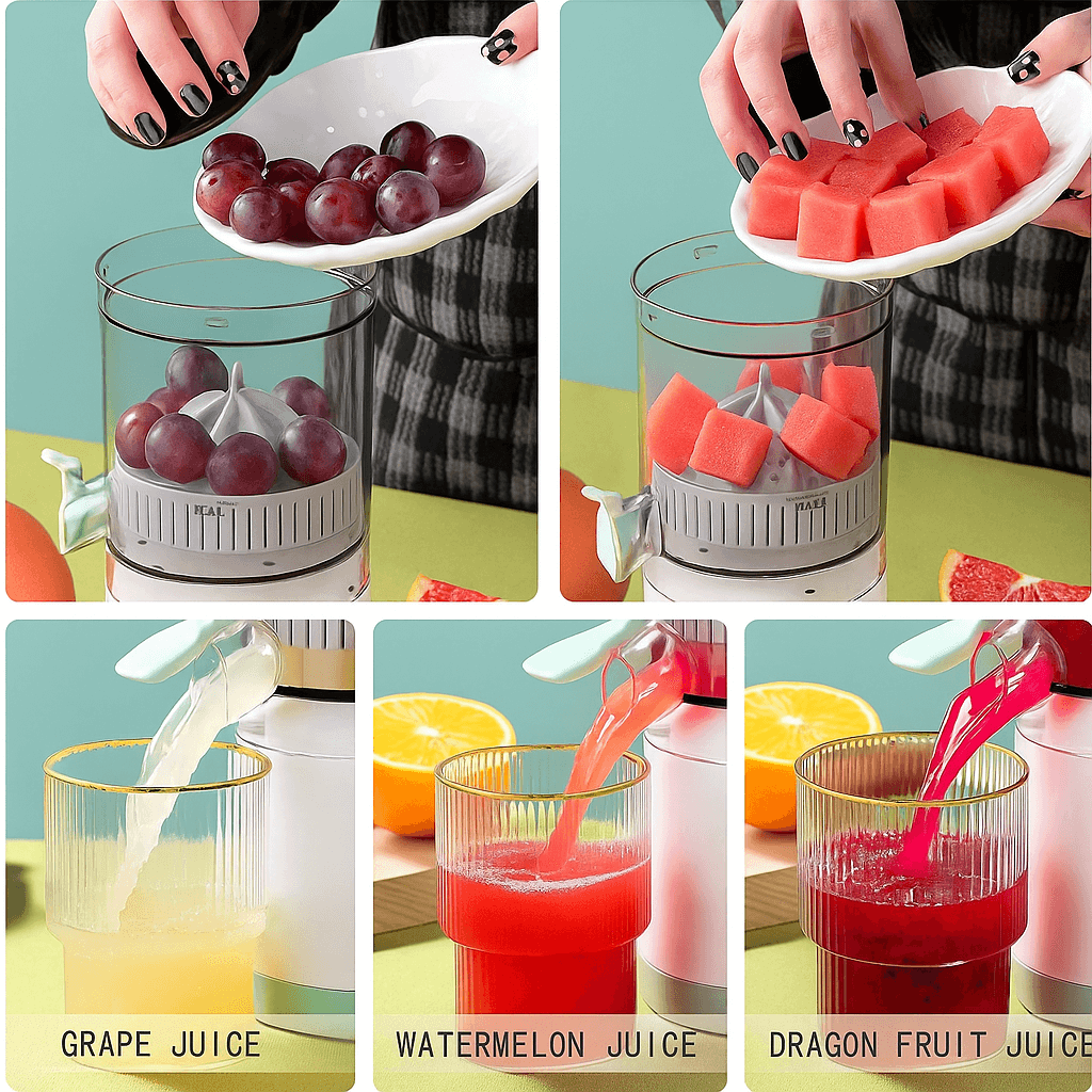 Electric Citrus Juicer – USB Rechargeable, Portable & Compact, Ideal for Fresh Juicing