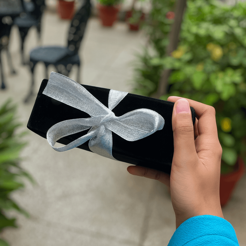 Set of 12 Premium Oxidized Designer Stud Earrings + Folding Jewelry Box